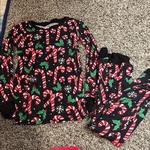 Little Sleepies limited edition Festive Candy Cane Kids Pajamas